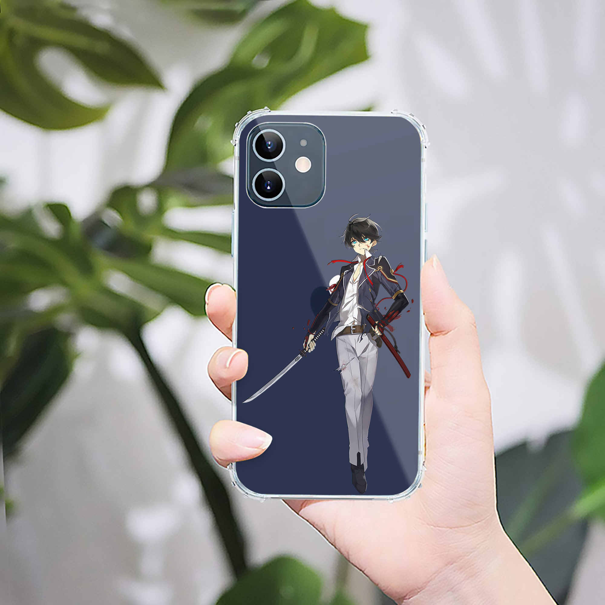 （画像用） 刀剣乱舞 Touken Ranbu 【iPhone 12シリーズ対応】透明スマホケース（クリアソフトケース）